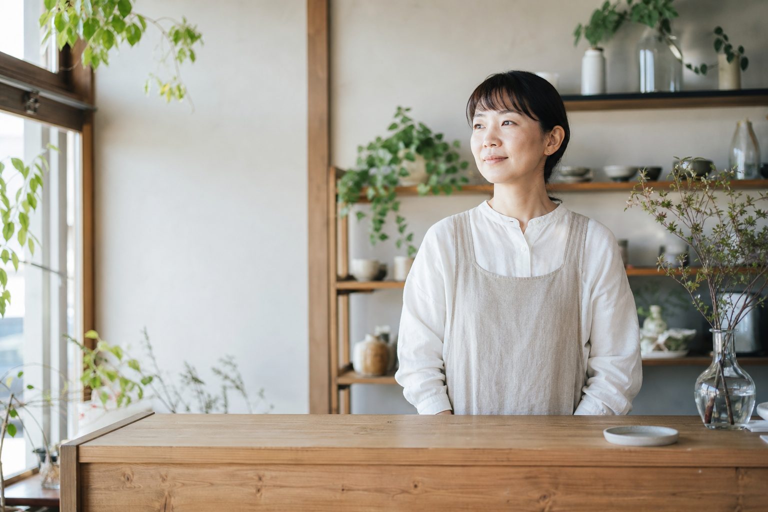 小さなお店を営む方のイメージ