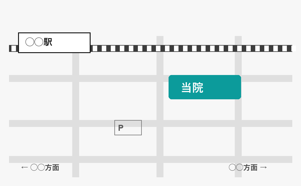 このは歯科医院 駐車場案内地図
